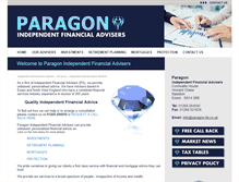 Tablet Screenshot of paragon-ifa.co.uk